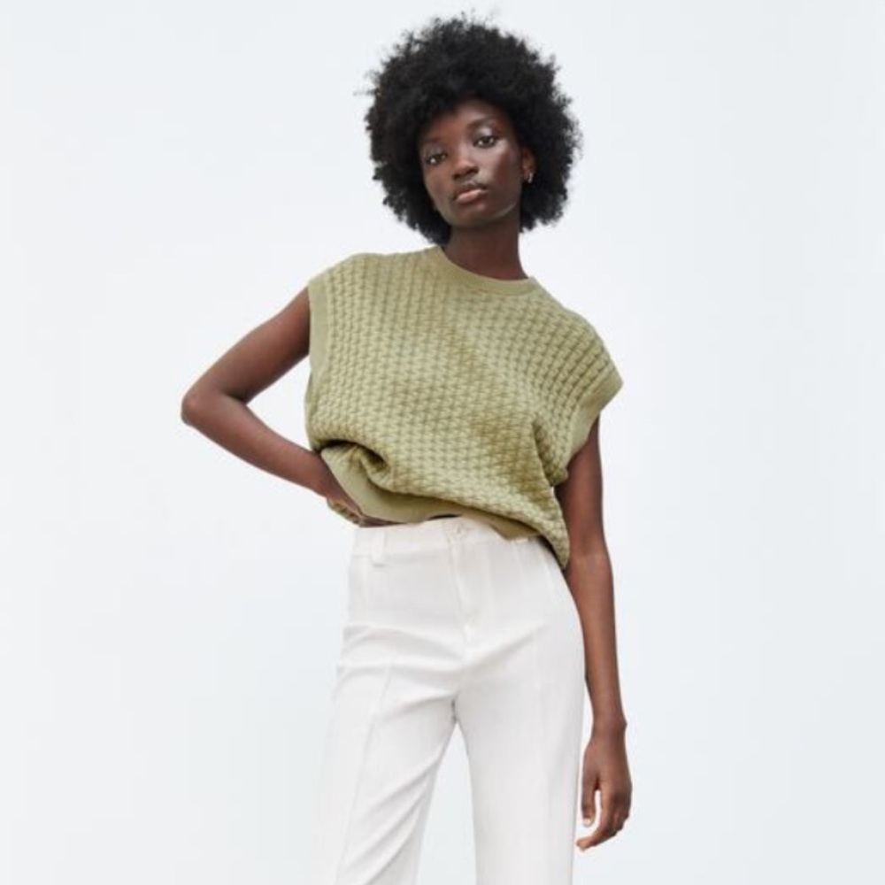 ZARA Sleeveless Knit Top